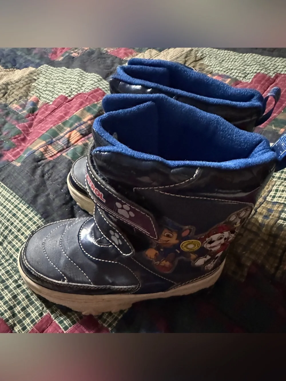 Paw Patrol Navy Blue Kids Winter Boots